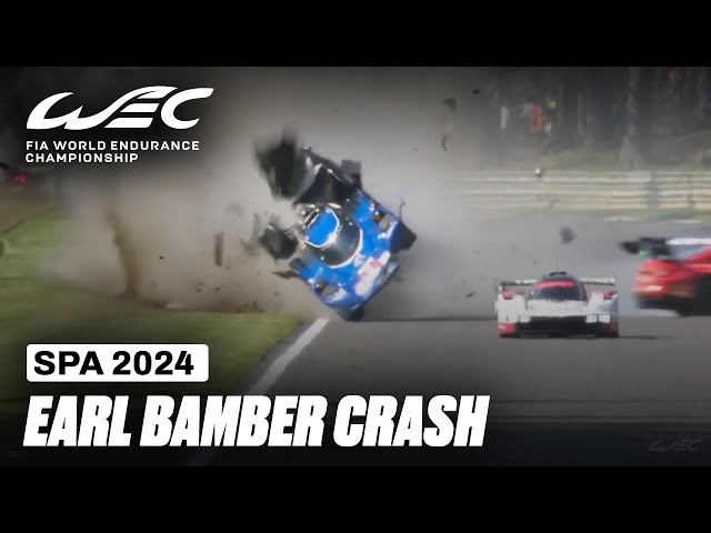 (DRIVERS OK) Earl Bamber Crash Which Red Flag the Race I 2024 TotalEnergies 6 Hours of Spa I FIA WEC class=