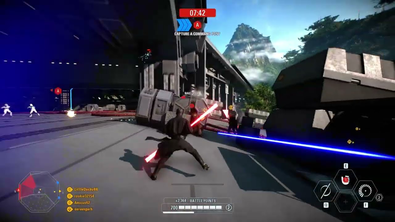 Battlefront 2 // Darth Maul gameplay (against bots)