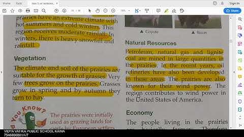 class 5 sst chapter 9 the prairies part 2