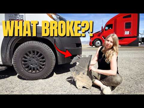We Had to Pull Over… Something Was Hanging Off My Van 😳