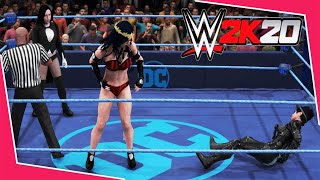 Zatanna v Catwoman v Big Barda! - WWE 2K20 Extreme Rules Match