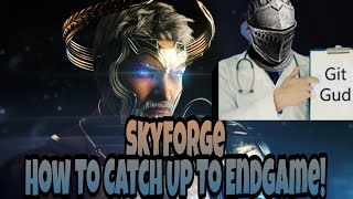 Skyforge - How To Catch Up To Current Content (Power Leveling)