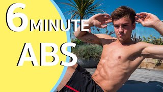 SIX MINUTE ABS! | 6 Minute Summer Workouts | Tom Daley