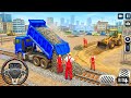 🚧 Large City Road Construction Simulator 3D 🚜 | Heavy Excavator & Dumper Truck Android Gameplay 🔥