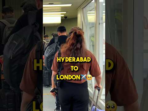 Air india Flight Journey from Hyd to London❤️ #astamakhil #teluguvlogs