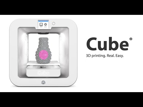 3D Systems Cube 3rd Generation Unboxing & Initial Setup