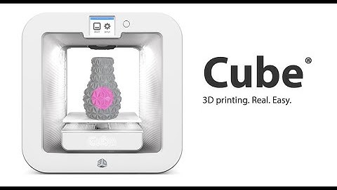 3D Systems Cube 3rd Generation Unboxing & Initial Setup