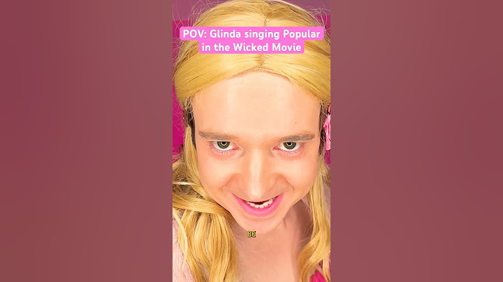 POV: Glinda singing Popular in the Wicked Movie #shorts #wicked #glinda #arianagrande #popular