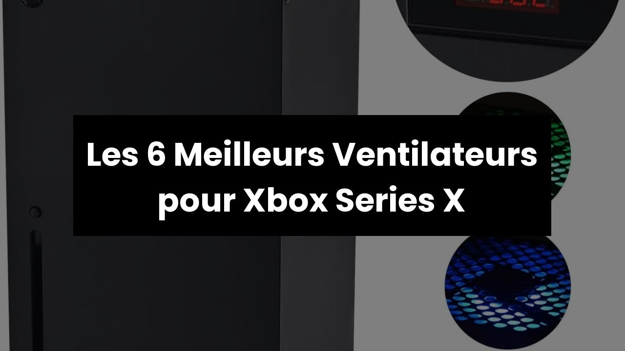 Ventilateur de RGB Compatible avec Console Xbox Series X, YUANHOT  Ventilateur de Refroidissement avec 3 Vitesse Réglable, 7 Lumières LED  Colorées, 2 Ports USB Supplémentaires pour Xbox Series X : : Jeux  vidéo