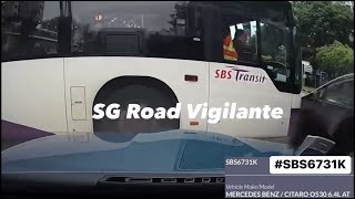 4Dec2023 Sbs Transit Mercede Bus Fail To Conform To Red Light Signal Tbone Black Mpv