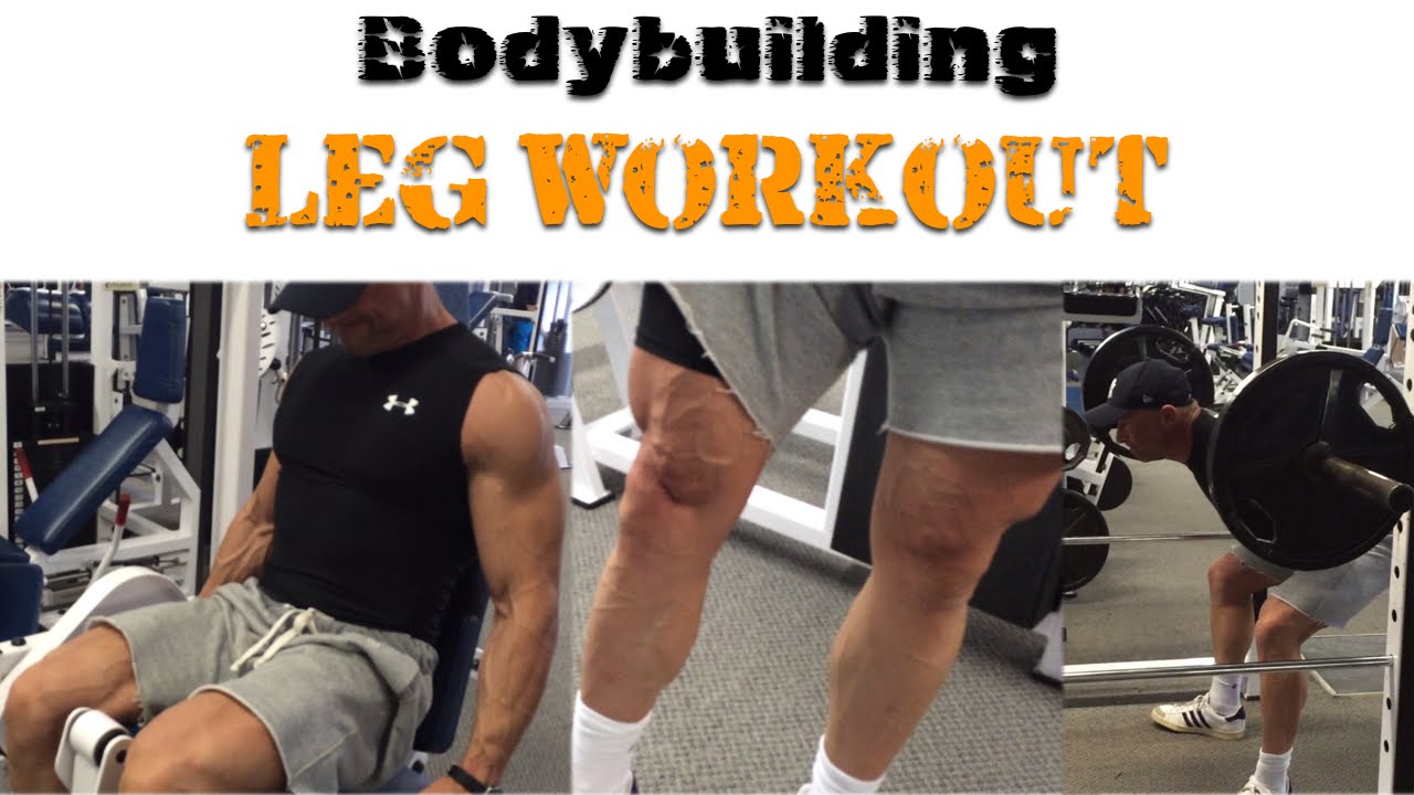 Bodybuilding Leg Workout With Bryan Krahn - YouTube