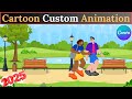 How to Create Cartoon Custom Animation videos in Canva | Easy Cartoon Animation Tutorial