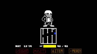 Undertale Last Breath - [Remake] Progress # 1 new Item attack + new sans sprite + bad menu showcase