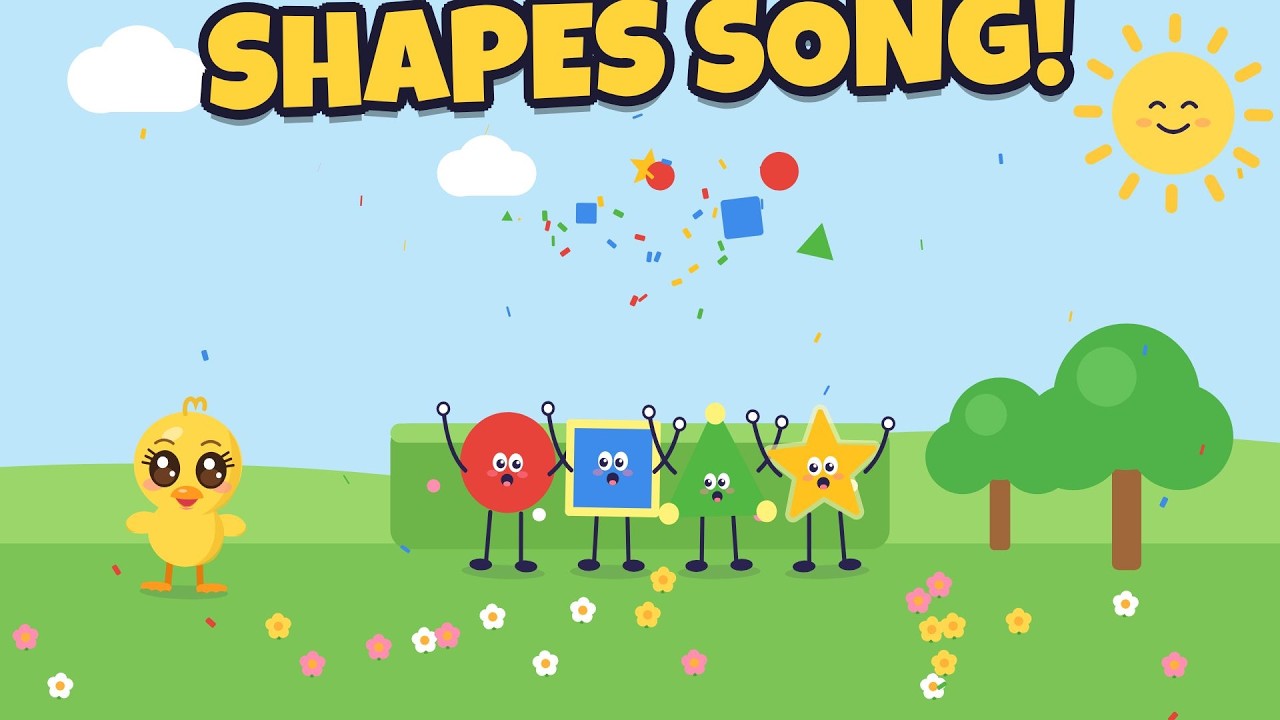 Shapes Song 🟦 Learn Circle, Square, Triangle, Star - YouTube