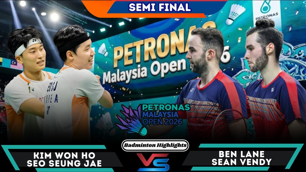 FANTASTIC! Kim/Seo (김원호/서승재) vs Lane/Vendy (ENG) | Malaysia Open 2026 Badminton