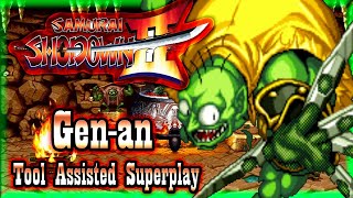 【TAS】SAMURAI SHODOWN 2 (SHIN SAMURAI SPIRITS HAOHMARU JIGOKUHEN) - SHIRANUI GEN-AN