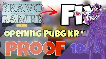 PUBG KR - iOS - Cannot Register in Your Region Fix Issue - Gamers