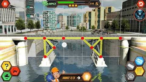 Bridge Construction Simulator (Level 5)