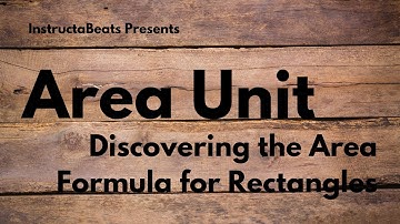 Discovering the Area Formula for Rectangles - 3.MD.5 - 3.MD.6 - 3.MD.7
