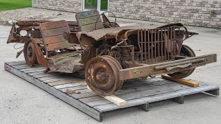 PROTOTYPE WWII JEEP FOUND IN JUNKYARD