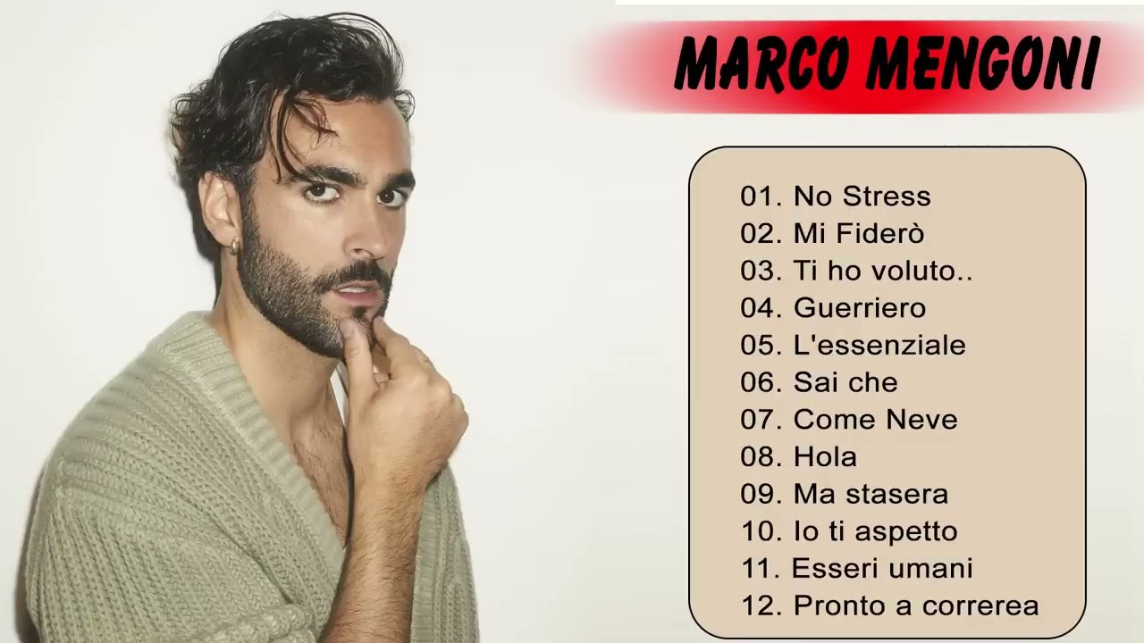 Marco Mengoni le migliori canzoni dell'album completo 2023 - Le migliori canzoni di Marco Mengoni