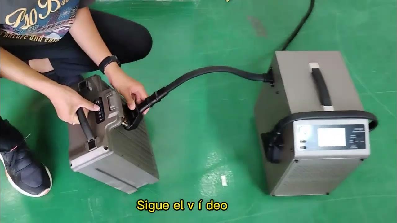 Joyance 40L sprayer drone How to charge the battery in Spanish language