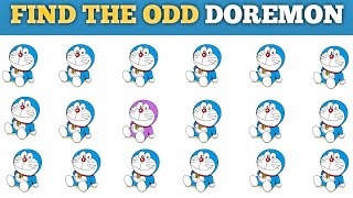 Can You Find The Odd Doraemon? Ultimate Eye Test Challenge 2025