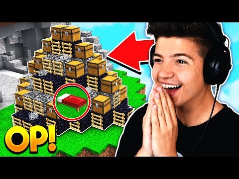 WORLDS MOST OP BED DEFENSE! | Minecraft BED WARS