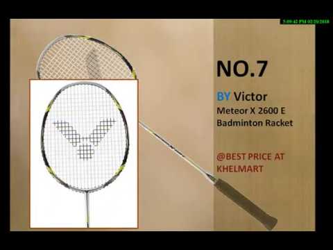 Victor Racket Chart 2018