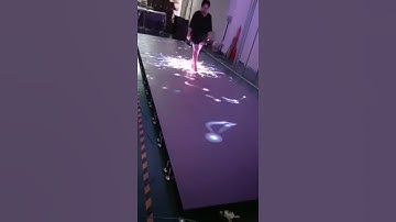 Interactive LED floor tile screen