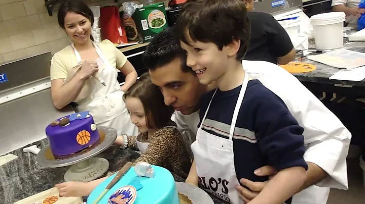 Jack and Isabel making their Birthday cakes with the cake boss - DayDayNews