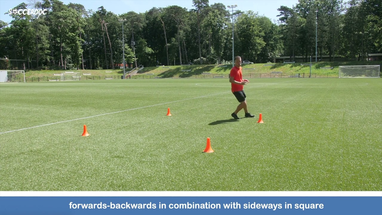 Change of Direction and passing exercises in football