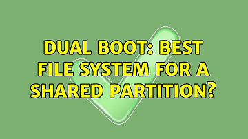 Dual Boot: Best file system for a shared partition?