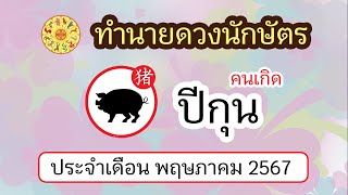 ทำนายดวงนักษัตร ดวงคนเกิดปีกุน ประจำเดือน พฤษภาคม 2567