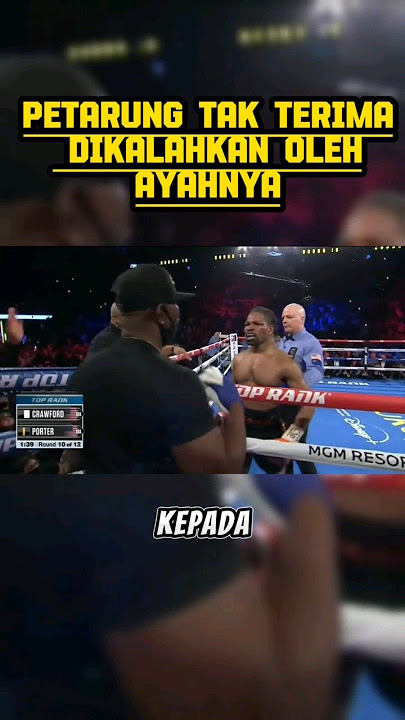 petarung tak terima dikalahkan oleh ayahnya #boxing #ufc #mma #wwe