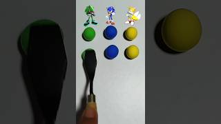 Смешивание цветов Соника, часть 4 #удовлетворение #sonicthehedgehog #смешиваниецветов