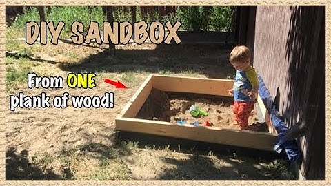 EASY DIY SANDBOX