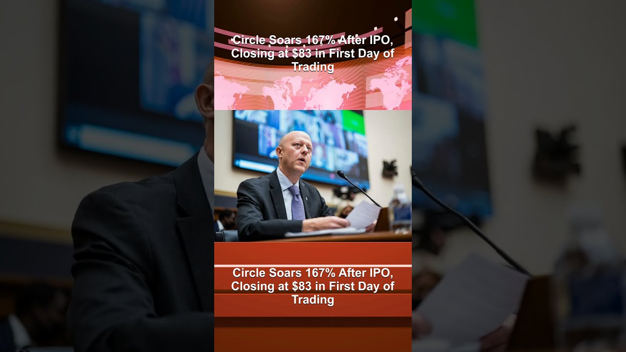 Circle Soars 167 After IPO Closing At 83 In First Day Of Trading