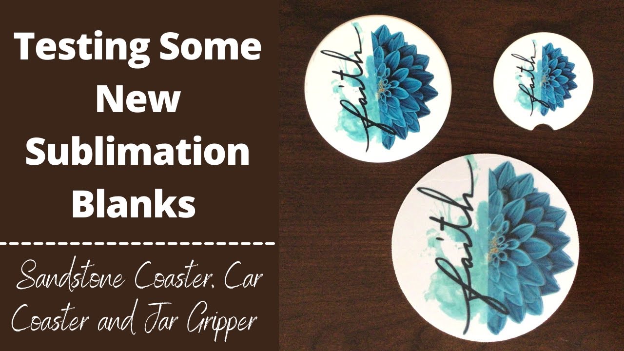 Easy Sublimation Car Coasters / DIY Tutorial / Sublimation for