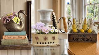 Charming Ways to Refresh Old Furniture for Spring | Cozy Cottage Aesthetic & Home Decor