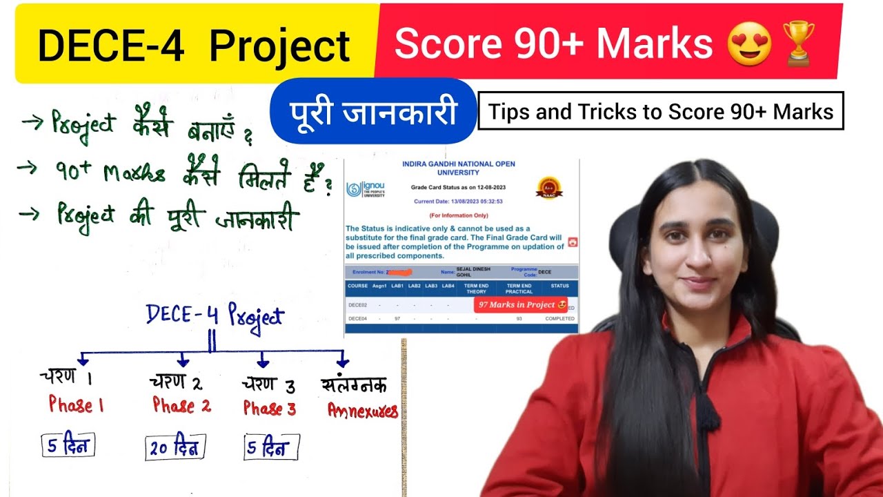 DECE Project Score 90+ Marks Level Up Learning Simran Gumber - YouTube