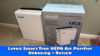 Levoit Smart 360 Sq. Ft True HEPA Air Purifier unboxing & review by tsr6 232 views 1 year ago 6 minutes, 59 seconds