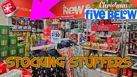Five Below Christmas Gift Ideas | Toys, Stocking Stuffers & Spongebob Merch 🎄🛍️