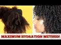 The Max Hydration Method for Type 4 Natural Hair & Low Porosity Hair | Amazing Curl Definition