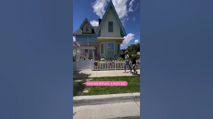 The REAL Up house in Herriman, Utah! How cute is this?! #disney #up #uphouse