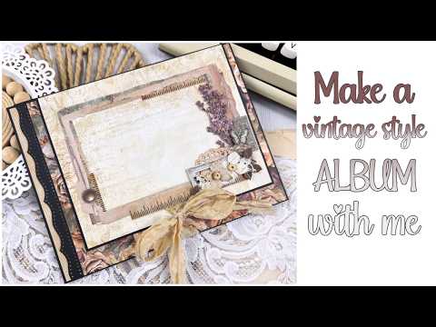 Album Tutorial | Nostalgic Memories by 49 & Market | Hinge System + First Page (Part 1)