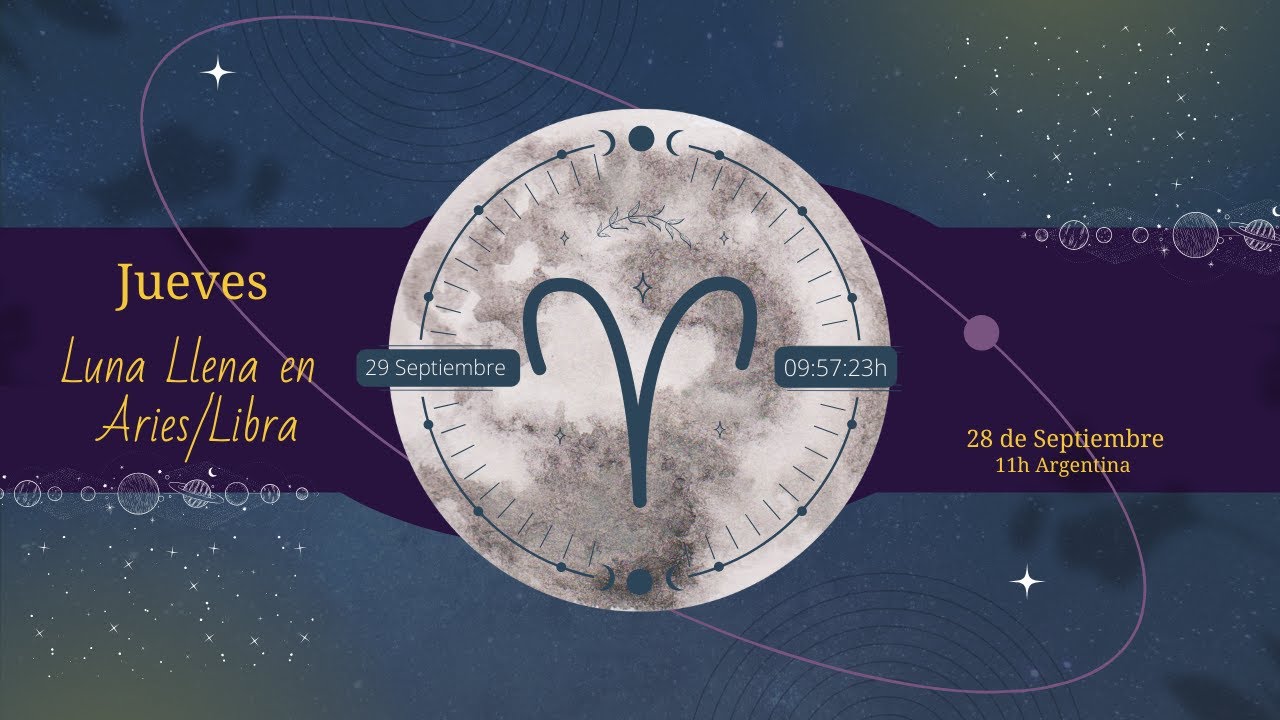 Luna Llena en Aries/Libra - 29 de Septiembre 2023 - YouTube