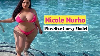 Nicole Nurko 🌍 Curvy fashion Model/ Biography/American plus size Curvy Model/ Social media star