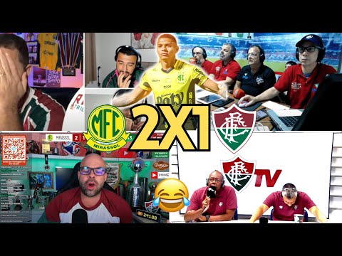 REAÇÃO DOS TORCEDORES DO FLUMINENSE A DERROTA PARA O MIRASSOL - MIRASOL 2X1 FLUMINENSE - VAMOS RIR K
