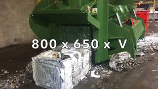 Tabarelli S5000 Car baler white goods Scrap Metal by Agriquip Engineering Ltd